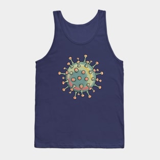 Pastel Virus Particles Tank Top